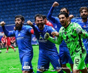 Minifutbol üzrə Azərbaycan millisi Avropa çempionatının finalına vəsiqə qazanıb