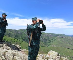 
17 foreign nationals detained for illegally crossing Azerbaijan&rsquo;s border in May