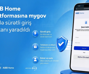 ABB Home platformasına Mygov ID ilə daha sürətli giriş imkanı!