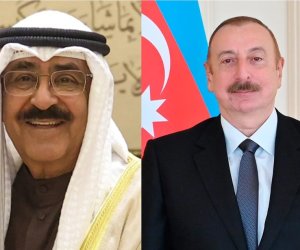 Küveyt Əmiri İlham Əliyevi təbrik edib