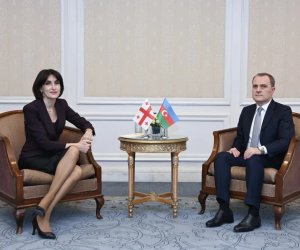 Azərbaycan və Gürcüstan XİN başçıları Cənubi Qafqazın əhəmiyyətini müzakirə ediblər