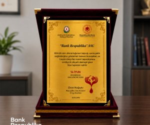 Bank Respublika qan donorluğuna dəstəyə görə təltif olundu