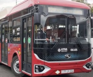 Bakıda daha bir marşrutda bütün avtobuslar yenilənir