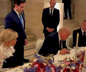 White House releases footage of Trump signing Iran memorandum