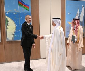 Əliyev Ərəb Koordinasiya Qrupunun rəhbərləri ilə görüşüb, su layihələri üzrə sənədlər imzalanıb