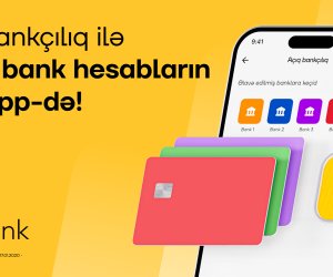 Yelo Bank Açıq Bankçılıq imkanları ilə bütün hesablarınızı eyni tətbiqdə birləşdirir