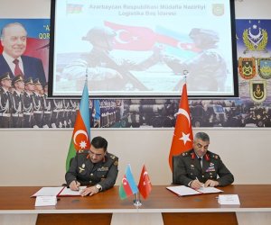 

Между министерствами обороны Азербайджана и Турции подписан протокол о сотрудничестве в сфере военной логистики
