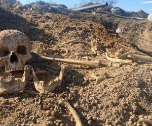 Ağdamda qazıntı zamanı insan skeletinə bənzər qalıqlar aşkarlanıb