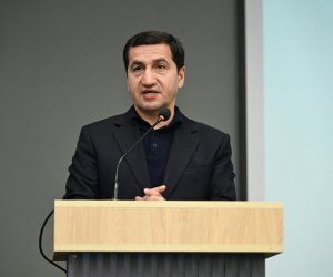 Гаджиев поделился кадрами визита президентов в Шушу