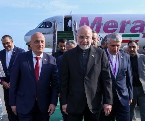 Məhəmməd Baqer Qalibaf Azərbaycana işgüzar səfərə gəlib