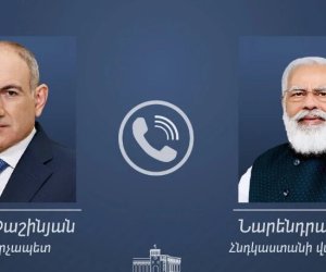 Modi və Paşinyan Hindistan-Ermənistan əməkdaşlığının gücləndirilməsini müzakirə ediblər
