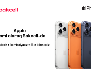 Apple məhsullarını rəsmi olaraq Bakcell Shop-da əldə et!