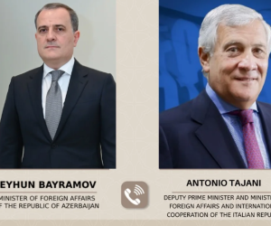 Azərbaycan və İtaliya XİN başçıları strateji tərəfdaşlıq münasibətlərini müzakirə ediblər