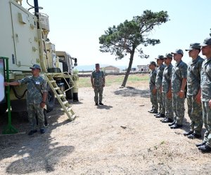 Минобороны Азербайджана провело занятия для курсантов