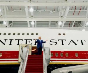 Первый полет Трампа на подаренном самолете