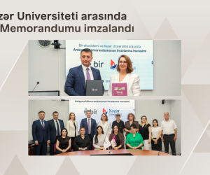 Bir və Xəzər Universiteti gələcəyin peşəkarları üçün güclərini birləşdirir