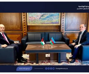 Ceyhun Bayramov Bakıda iordaniyalı həmkarı ilə görüşür