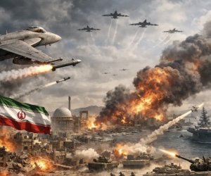 Explosions reported in Iran&rsquo;s Bushehr as Tehran says it struck U.S. bases