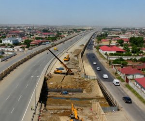 Qaradağda 3 fərqli yol sahəsində yeni avtomobil körpüləri tikilir