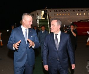 Slovakiya Prezidenti Azərbaycana rəsmi səfərə gəlib