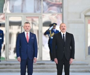 Video of Slovak President's visit to Shusha shared on President Ilham Aliyev's social media accoun