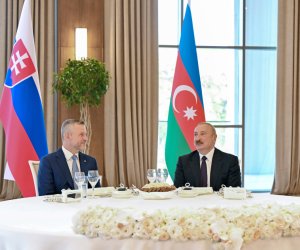 İlham Əliyevin adından Xankəndidə Slovakiya Prezidentinin şərəfinə rəsmi nahar verilib