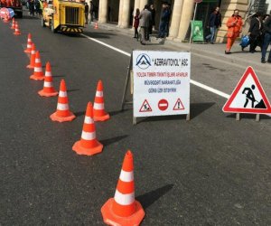 Bakıda daha iki küçədə hərəkət məhdudlaşdırılır