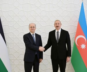 İlham Əliyev Fələstinin Baş nazirini qəbul edib