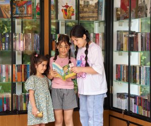 Solar-powered "Book Stop" opens in the heart of Shusha