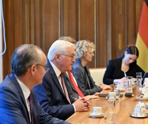 German president describes Azerbaijan as 'island of stability'