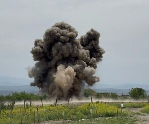 В Джебраильском районе произошел минный инцидент