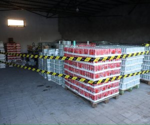 Xəzər rayonunda son istifadə tarixi dəyişdirilmiş 49 mindən çox içki məhsulu müsadirə olunub