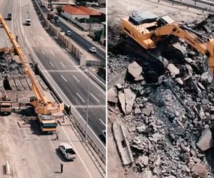 Qobustan qəsəbəsində daha bir körpünün söküntüsünə başlanılıb