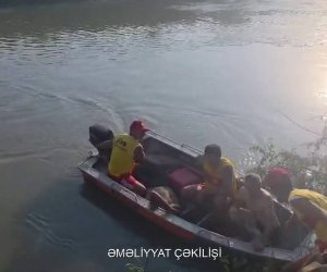 Ağcabədidə su kanalına yıxılan şəxs xilas edilib