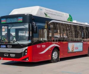 Bakıda iki marşrut üzrə avtobuslar yenilənir