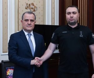 Джейхун Байрамов встретился с главой военной разведки Украины Кириллом Будановым