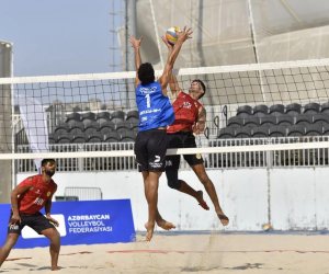 Çimərlik voleybolu üzrə ölkə çempionatında finalçılar müəyyənləşib