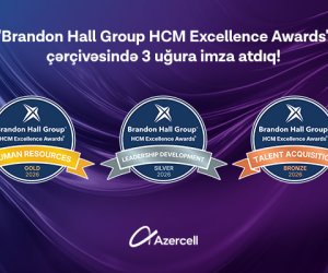 Azercell wins three Brandon Hall Group HCM Excellence Awards&reg;
