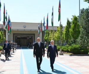 Daşkənddə Prezident İlham Əliyevin rəsmi qarşılanma mərasimi olub - Yenilənib