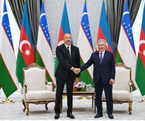 Daşkənddə Azərbaycan və Özbəkistan Prezidentlərinin təkbətək görüşü olub
