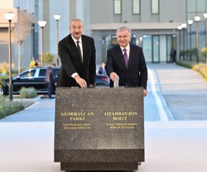 Yeni Daşkənddə &ldquo;Azərbaycan&rdquo; parkının təməli qoyulub