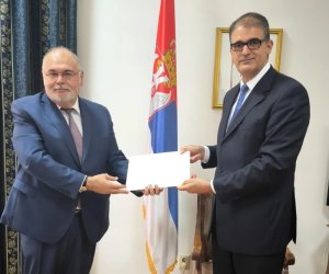 Tahir Tağızadə etimadnaməsinin surətini Serbiya XİN-ə təqdim edib