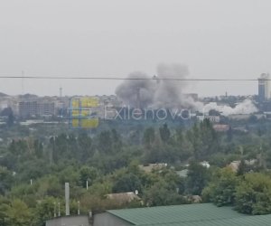 Массированный удар по Донецку