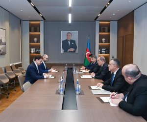 Ceyhun Bayramov Avstriyanın yeni səfiri ilə görüşüb