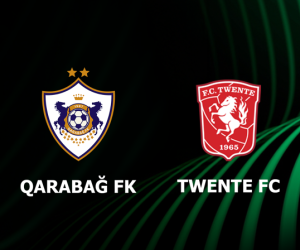 "Qarabağ" - "Tvente" oyunu 15 dəqiqə gec başlayıb