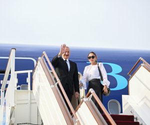 Prezidentin Qırğızıstana səfəri başa çatıb