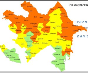 Küləkli hava şəraiti ilə bağlı sarı və narıncı xəbərdarlıq verilib