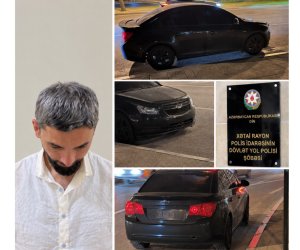 Narkotikin təsiri altında avtomobil idarə edən sürücü həbs olunub