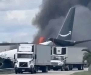 Five dead as Amazon Boeing 767 cargo plane crashes near Miami airport