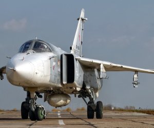Украинцы поразили российский бомбардировщик